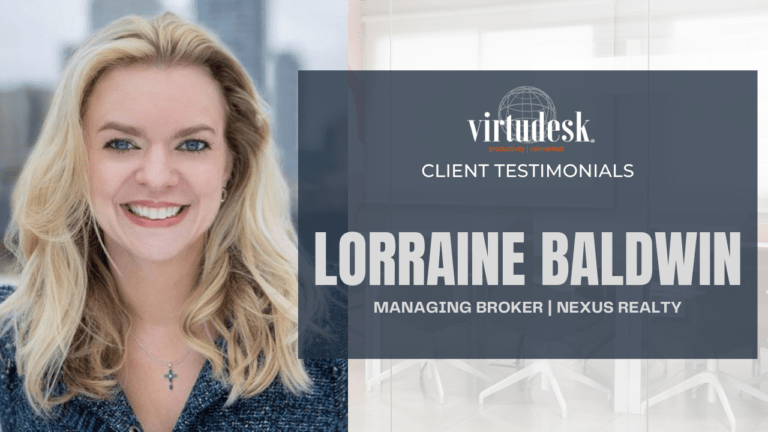 Lorraine Baldwin Virtudesk Testimonial Header