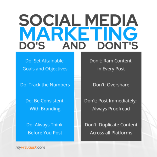 Social Media Marketing do's and don'ts