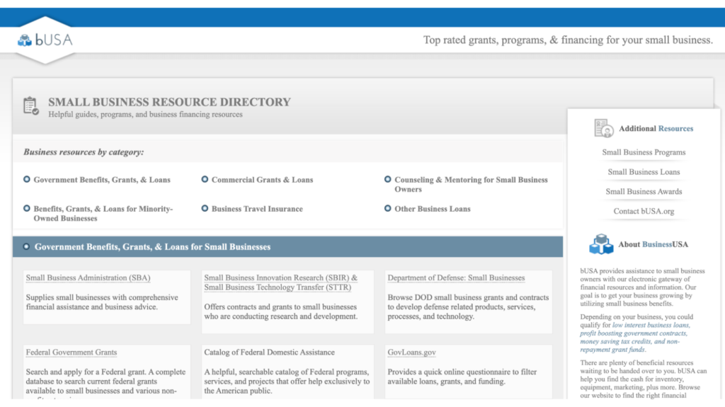 small business resources usa