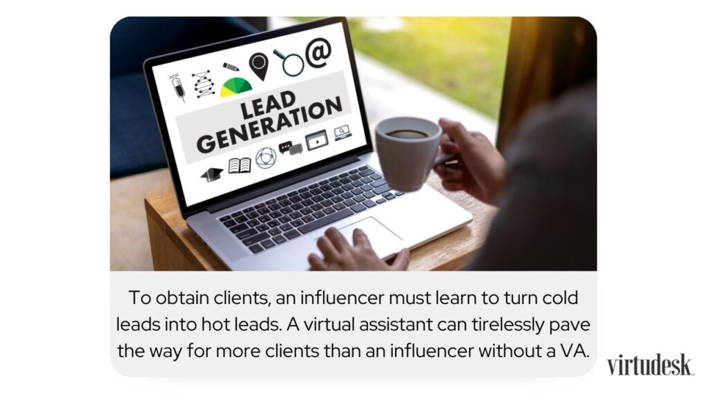 7 social media lead generation virtual assistant for influencers