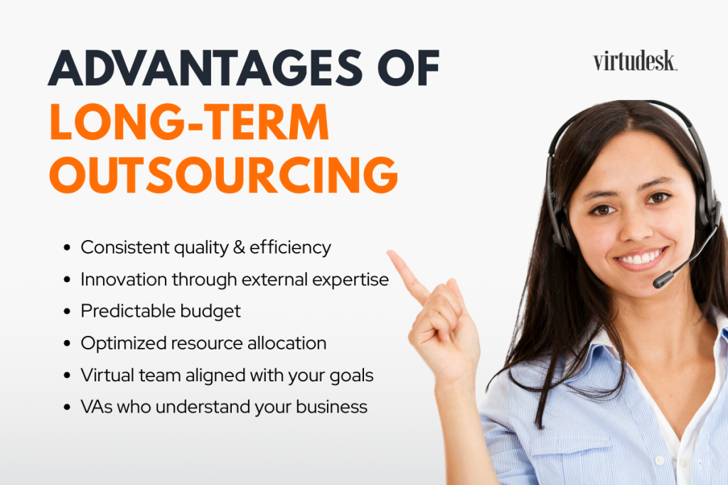 advantages of long-term outsourcing