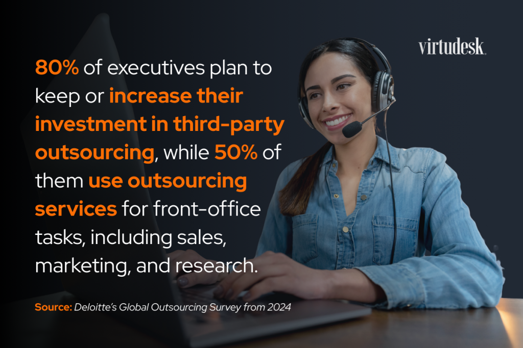 Deloitte’s Global Outsourcing Survey from 2024