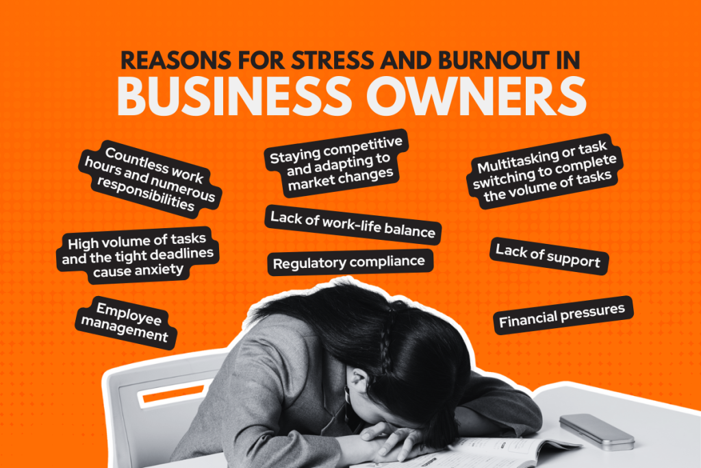 Reasons for Stress and Burnout in Business Owners
