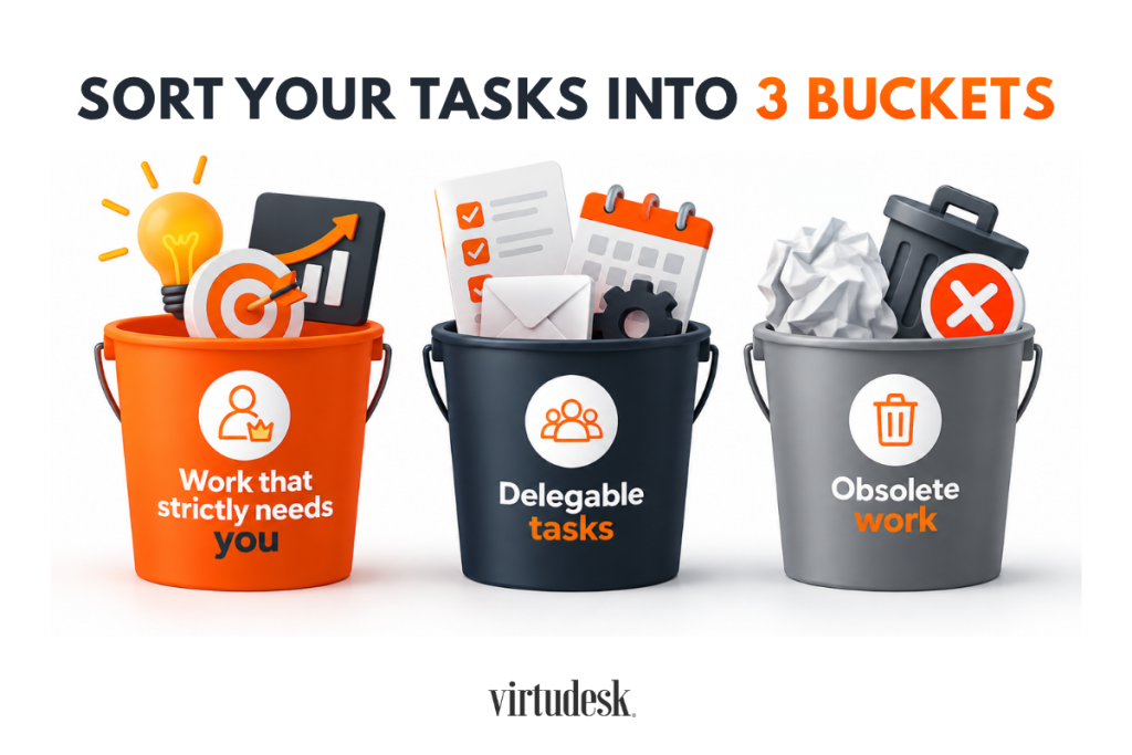 Sort Your Tasks Into 3 Buckets